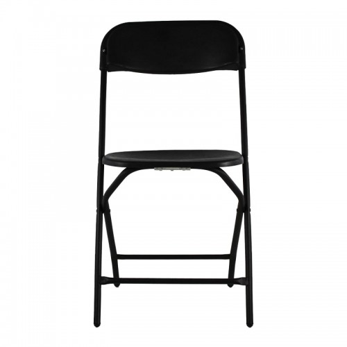 Silla plegable polipropileno negro
